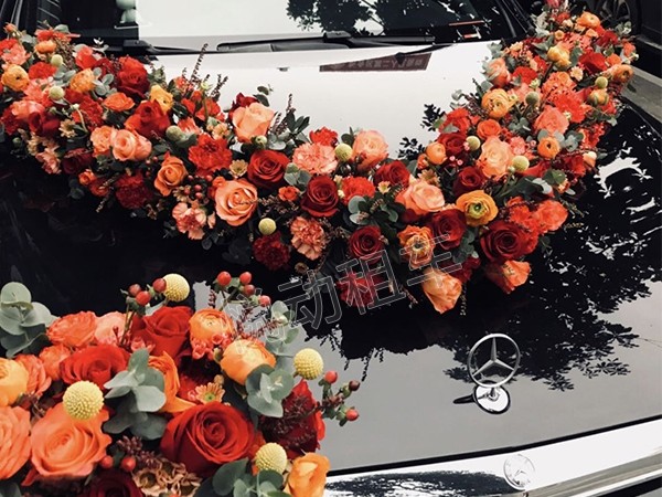 奔馳S級(jí)+5輛奔馳E級(jí)婚車隊(duì)